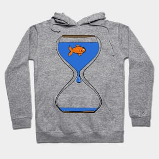 Goldfish in hourglass Hoodie